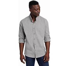 Big & Tall Eddie Bauer Long Sleeve Voyager Flex Shirt, Men's, Size: XXL Tall, Grey