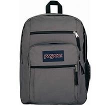 Jansport Big Student Backpack, 70% Recycled, Graphite Gray