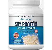 Puritan's Pride Soy Protein Isolate Powder Vanilla-28 Oz Powder