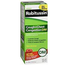 Robitussin Adult Cough + Chest Congestion DM Liquid (Pack Of 48)
