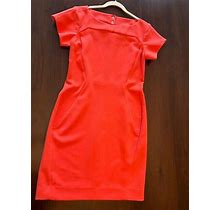 Sale Rachel Roy Red Dress Sheath Dress Size 12