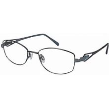Harley Davidson Eyeglasses HD9018 005 Black 56mm Male Metal