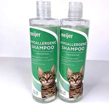 Meijer Cat Shampoo Hypoallergenic Fragrance Free - Lot Of 2 - 12Oz
