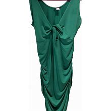 Venus Dresses | Venus Green Knit Dress Cutout At Waist. Size L Nwot | Color: Green | Size: L