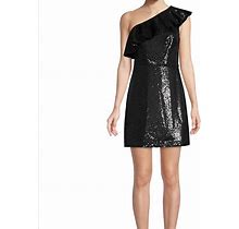 Michael Kors Dresses | Michael Kors Womens Blk Sequins Sleeveless Dress | Color: Black | Size: 0