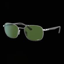 RAY-BAN RB3670CH Chromance Silver - Unisex Sunglasses, Dark Green Lens