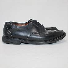 Allen Edmonds "Aston" Men's 12 Black Leather Split Toe Lace Up Shoes