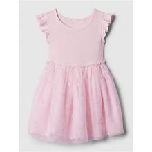 Toddler Flutter Tulle Dress By Gap Light Peony Pink Size 2 YRS