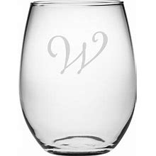 Susquehanna Glass Personalized 21 Oz. Stemless Wine Glass Glass | 4.625 H X 3 W In | Wayfair E3609c8ef70e6a419e27bf5d523af11f