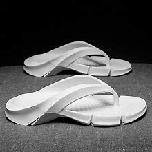 Men's Sandals Slirs & Flip-Flops Crib Shoes Flip-Flops Casual Daily Beach EVA Loafer Black White Khaki Summer