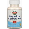 KAL, Magnesium Glycinate 400, 400 Mg, 90 Tablets, 180 Count