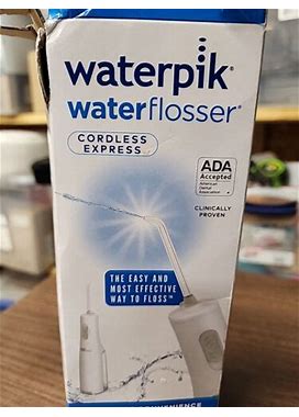 Flosser Only Waterpik Waterflosser Cordless Express White Wf-02