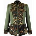 Fancy Dress Costume Ladies Military Carnival Top Camouflage Jacket