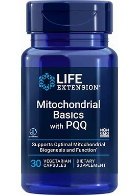 Life Extension Mitochondrial Basics With PQQ (30 Vegetarian Capsules)