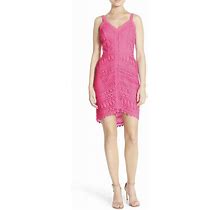 ADELYN RAE Lace High/Low Sheath Dress Size XS
