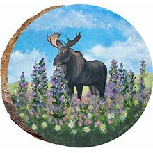 Mountain Flowers Moose - DAE366