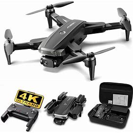 Drones With Camera For Adults 4K - Toys Gifts For Kids, Adults, Beginner - RC Quadcopter Wifi FPV Live Video, Foldable, Carrying Case, Adjustable