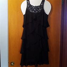 Msk Dresses | Msk Tiered Dress | Color: Black | Size: 6
