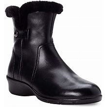 Propet Waylynn Women's Faux-Fur Ankle Boots, Size: 9.5, Black