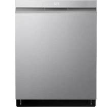 LDPS6762S LG 24" Wifi Enabled Top Control Dishwasher With Pocket Handle And Quadwash Pro - 44 Dba - Stainless Steel