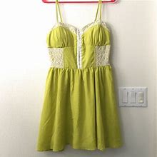 Margo & Sebastian Dresses | Margo & Sebastian Chartreuse Dress! Summer Dress! | Color: Green/Yellow | Size: Size 9