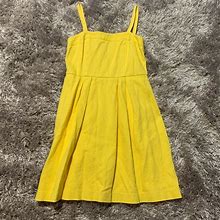Loft Dresses | Ann Taylor Loft Waffle Pique Yellow Dress | Color: Yellow | Size: 0