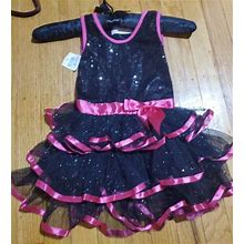 Toddler Girls Popatu Tutu Tulle Sequen Party Play Dress 2T
