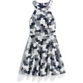 Truly Poppy Dresses | Floral Textured Knit Dress | Color: Blue/White | Size: 2X