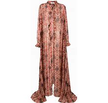 Amir Slama - Floral-Print Flared Silk Dress - Women - Silk - M