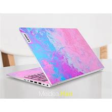 Personalized Decals Customizable Laptop Skins Lenovo Notebook 15 Inch Pink Painting For Xps For Slim Legion Yoga Thinkbook Ideapad Thinkpad