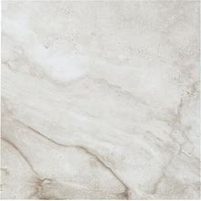 Style Selections Alpine Stone 3-Mil X 12-In W X 12-In L Water Resistant Peel And Stick Luxury Vinyl Tile Flooring (1-Sq Ft/ Piece) In White