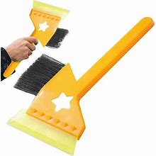 Ice Scraper For Car Windshield Multifunctional Car Brush 12.4 Inch Snow Brush 3 in 1 Snow Removal Tool For Vehicle SUV And Truck