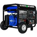 Duromax 12,000-W Portable RV Ready Hybrid Dual Fuel Generator W/ Electric Start