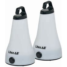 Litezall 2-In-1 Lantern Flashlight 2 Pack