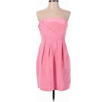 Shoshanna Cocktail Dress - Sheath: Pink Solid Dresses - Women's Size 4