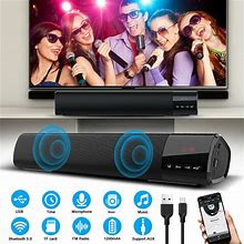 Sound Bar Tv Soundbar Wired & Wireless Theater Tv Stereo Speaker For Bluetooth