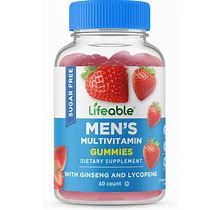 Lifeable Sugar Free Men's Multivitamin Vegan - 60 Gummies (30 Servings)