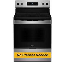 Whirlpool 30 in. 5 Elements Freestanding Electric Range In Stainless Steel With Thermal