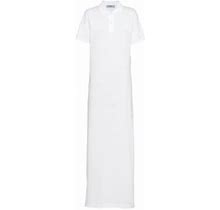 Prada Women's Piqué Midi-Dress - White - Size 10
