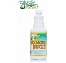 New Naturally Green No More Bugs! Deet Free, Cedar Oil Concentrate 32 Oz