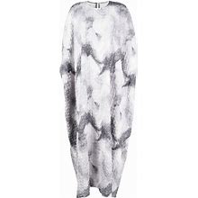 Bambah - Jacquard Kaftan Dress - Women - Polyester - One Size - Grey