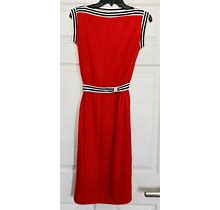 Jackie O Vintage Women's Dress Red Sz. 11