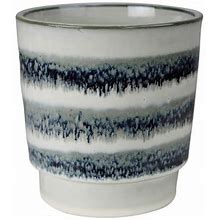 Latitude Run® Aidenjohn Ceramic Cachepot Ceramic In Blue/White | 4.75 H X 4.5 W X 4.5 D In | Wayfair Ee16c27a641e0783dc2c135c25523be8