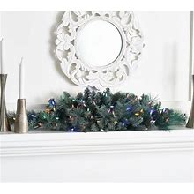 Bethlehem Lights 36"" Overlit Swag W/ Color Flip Leds Blue Spruce Holiday Decor