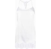 FLEUR OF ENGLAND Aria Babydoll Slip Dress White