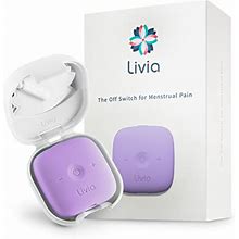 Livia FDA Cleared Period Cramps Relief Device - Drug-Free Solution For Menstrual Cycle Pain - Electric Abdominal Treatment - Get Rid Of Menses Aches