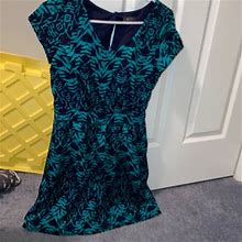 Lily Rose Dresses | Womens Knee Length Office Dress | Color: Black/Blue | Size: M