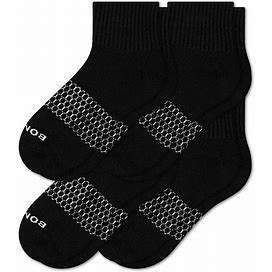 Men's Quarter Sock 4-Pack - Black - Extra Large - Bombas