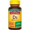 Nature Made Vitamin D3 1000 IU (25 Mcg) Tablets