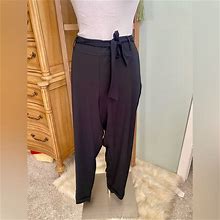 Liz Claiborne Pants & Jumpsuits | Liz Claiborne Black High Waist Straight Leg Dress Work Pants Size 18 | Color: Black | Size: 18